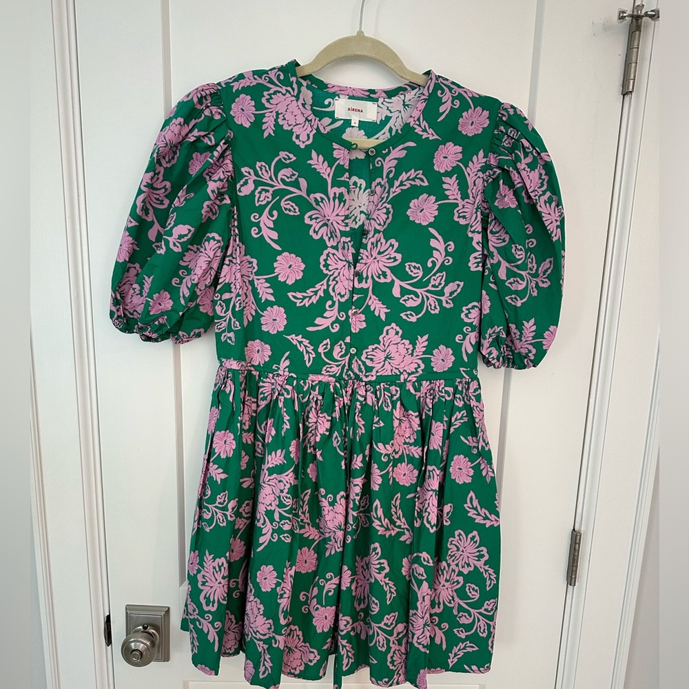 XIRENA Aurie Dress in Caprisyn Green